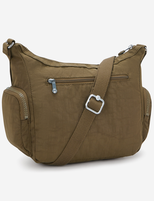 Kipling Gabbie S Smooth Khaki Medium Crossbody I2531-1NA