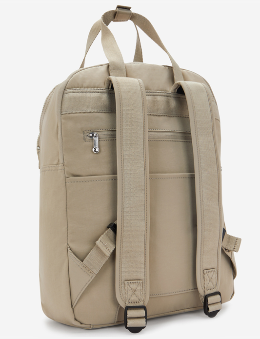 Kipling Kazuki L Boho Tan Large Backpack (with Laptop Compartment) I8050-1HX