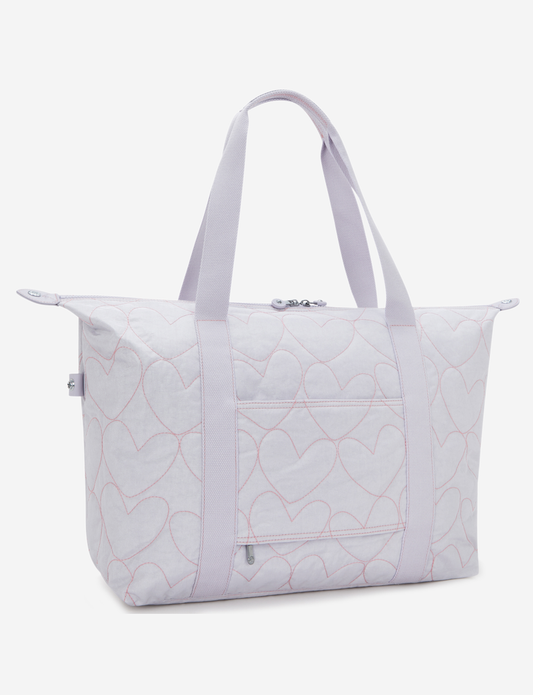 Kipling Art M Hearts Shimmer Large Tote I9786-MO6