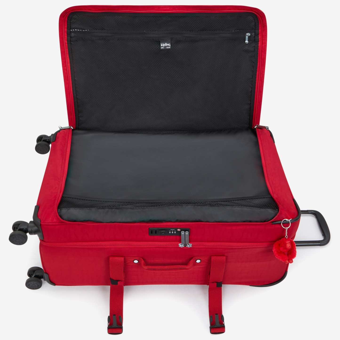 Kipling Spontaneous L Ruby Red Large Wheeled Luggage I4193-1NW