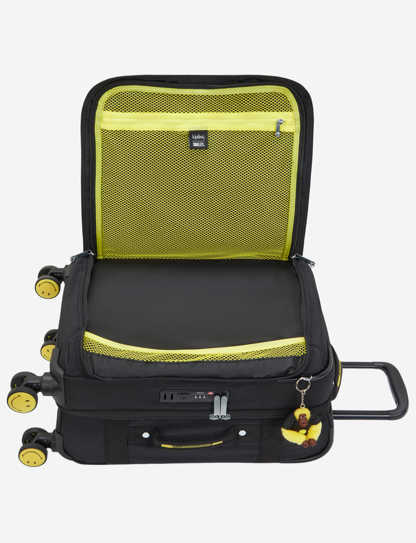 KIPLING Spontaneous S Yell Fun Black Small wheeled luggage I8533-1KS