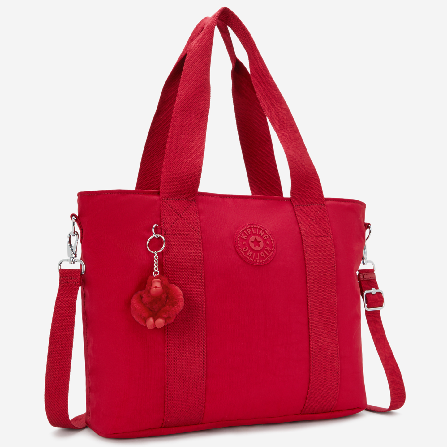KIPLING Minta L Up Ruby Red Large tote (with removable shoulderstrap) I8258-1NW