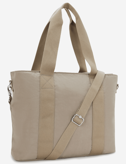 Kipling Minta L Up Soft Taupe Large Tote (with Removable Shoulderstrap) I8258-4PW