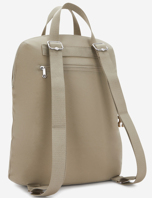 KIPLING Kazuki Boho Tan Medium backpack (with laptop compartment) I5306-1HX