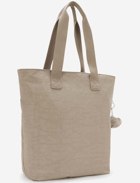 Kipling Hanifa Soft Taupe Large Tote I7937-4PW
