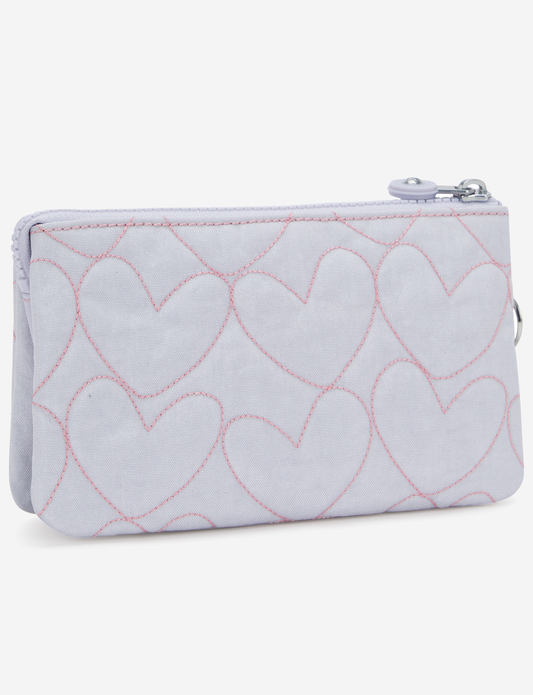 KIPLING Creativity L Hearts Shimmer Large purse I8374-MO6