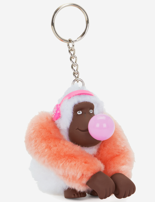 KIPLING Easy Life Monkey Easy Orangy Collectible Monkey Keychain I8928-U9F