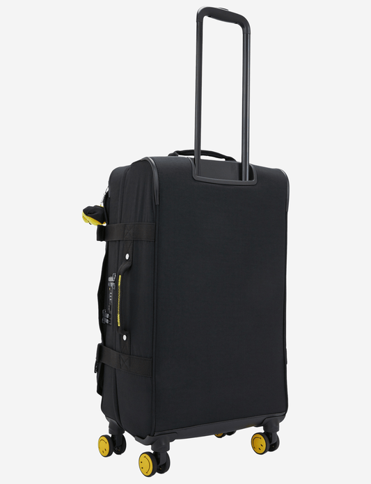 Kipling Spontaneous M Yell Fun Black Medium Wheeled Luggage I8688-1KS