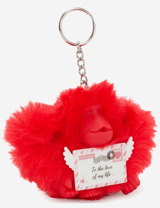 Kipling Valentine Letter Monkey Letter Red Collector Monkey I9832-5BW