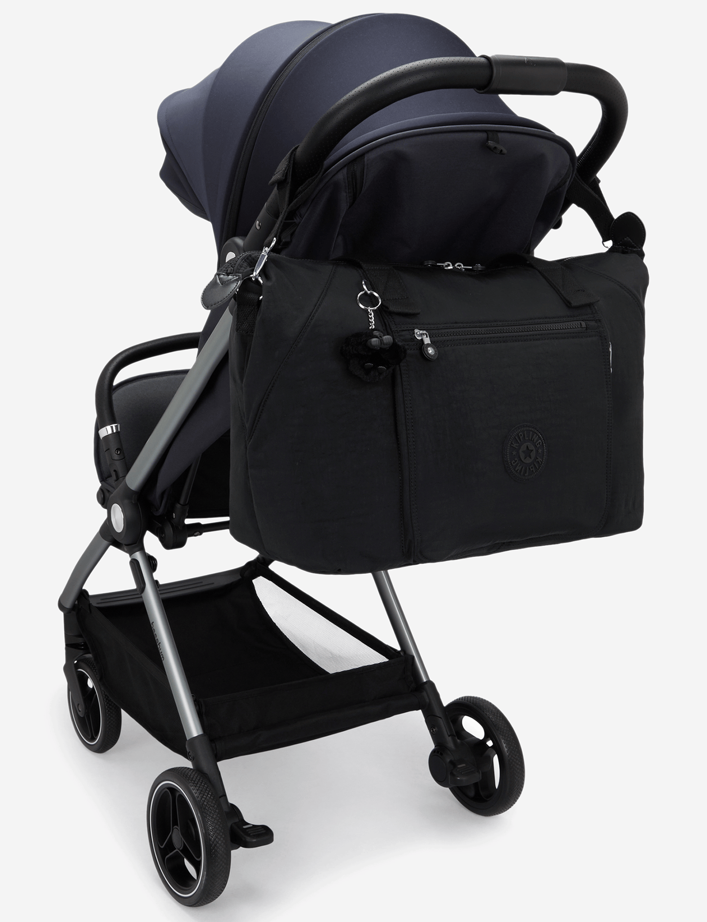 Kipling New Art M Babybag Black Noir Large Baby Bag (with Changing Mat) I9928-P39