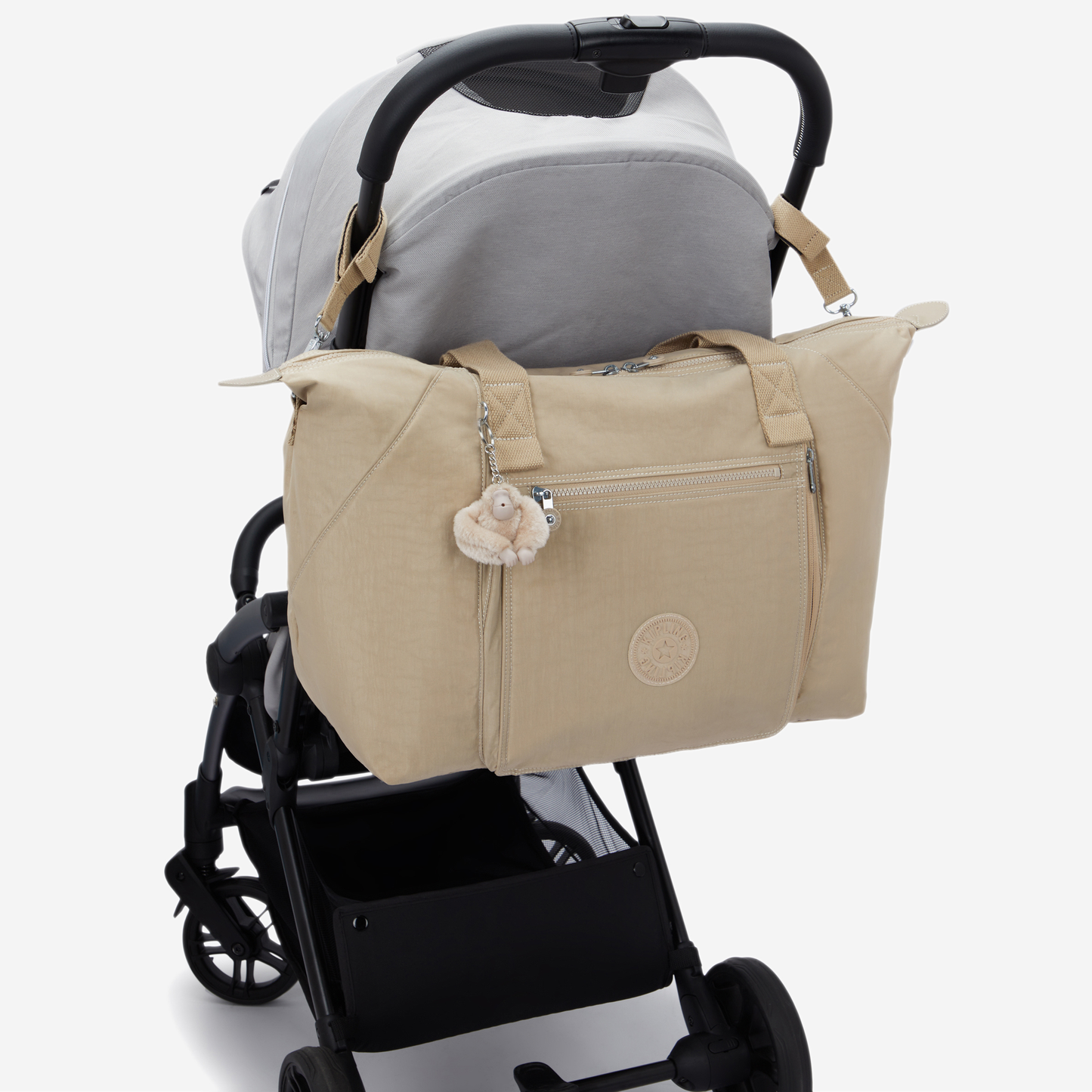 KIPLING New Art M Babybag Soft Taupe Large baby bag (with changing mat) I9928-4PW