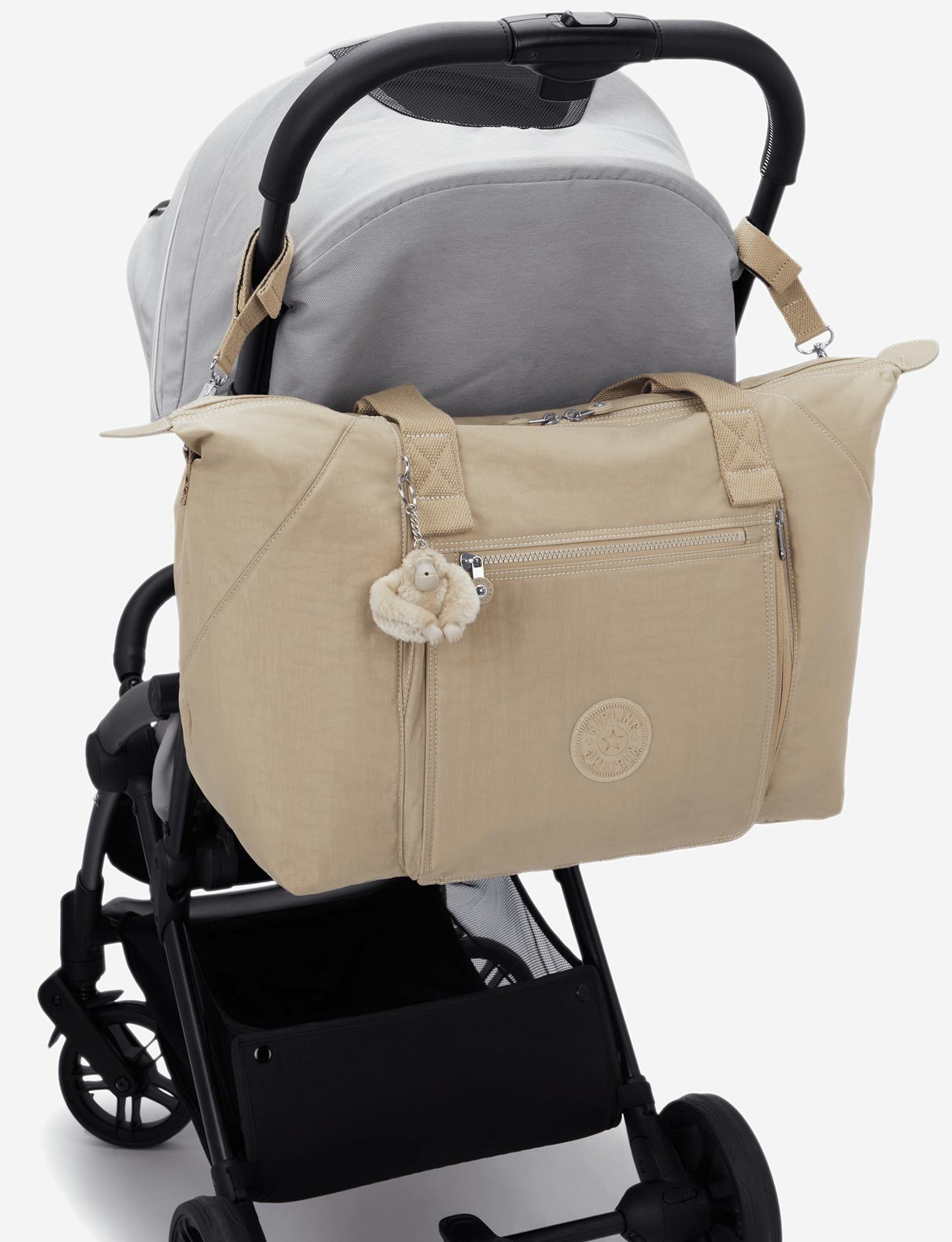 KIPLING New Art M Babybag Soft Taupe Large baby bag (with changing mat) I9928-4PW