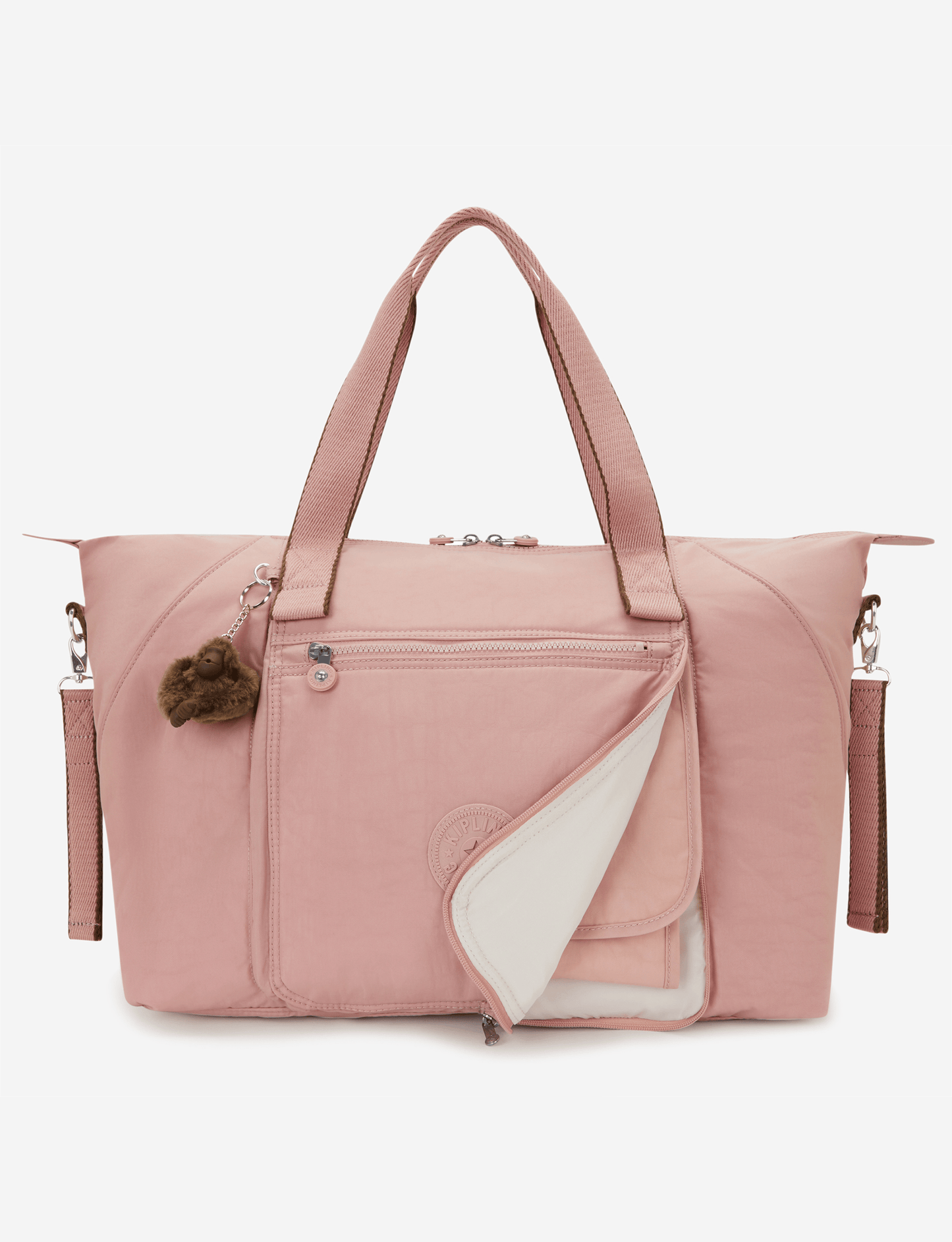 Kipling New Art M Babybag Memory Pink Large Baby Bag (with Changing Mat) I9928-0PN