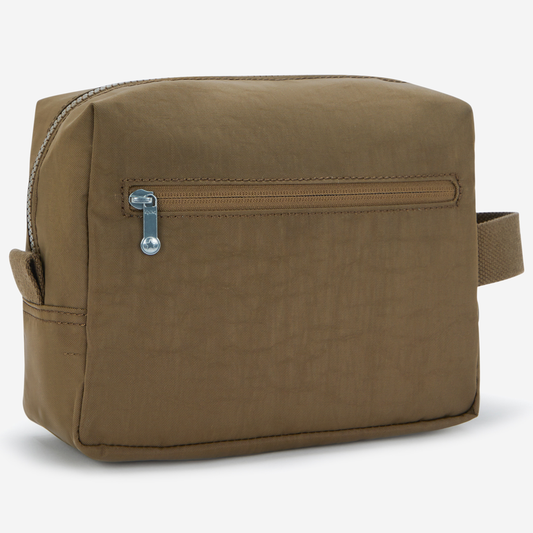 Kipling Parac Smooth Khaki Large Toiletry Bag I2887-1NA
