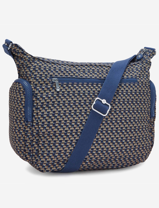 Kipling Gabb Blue on Wire Large Crossbody I6525-9PC