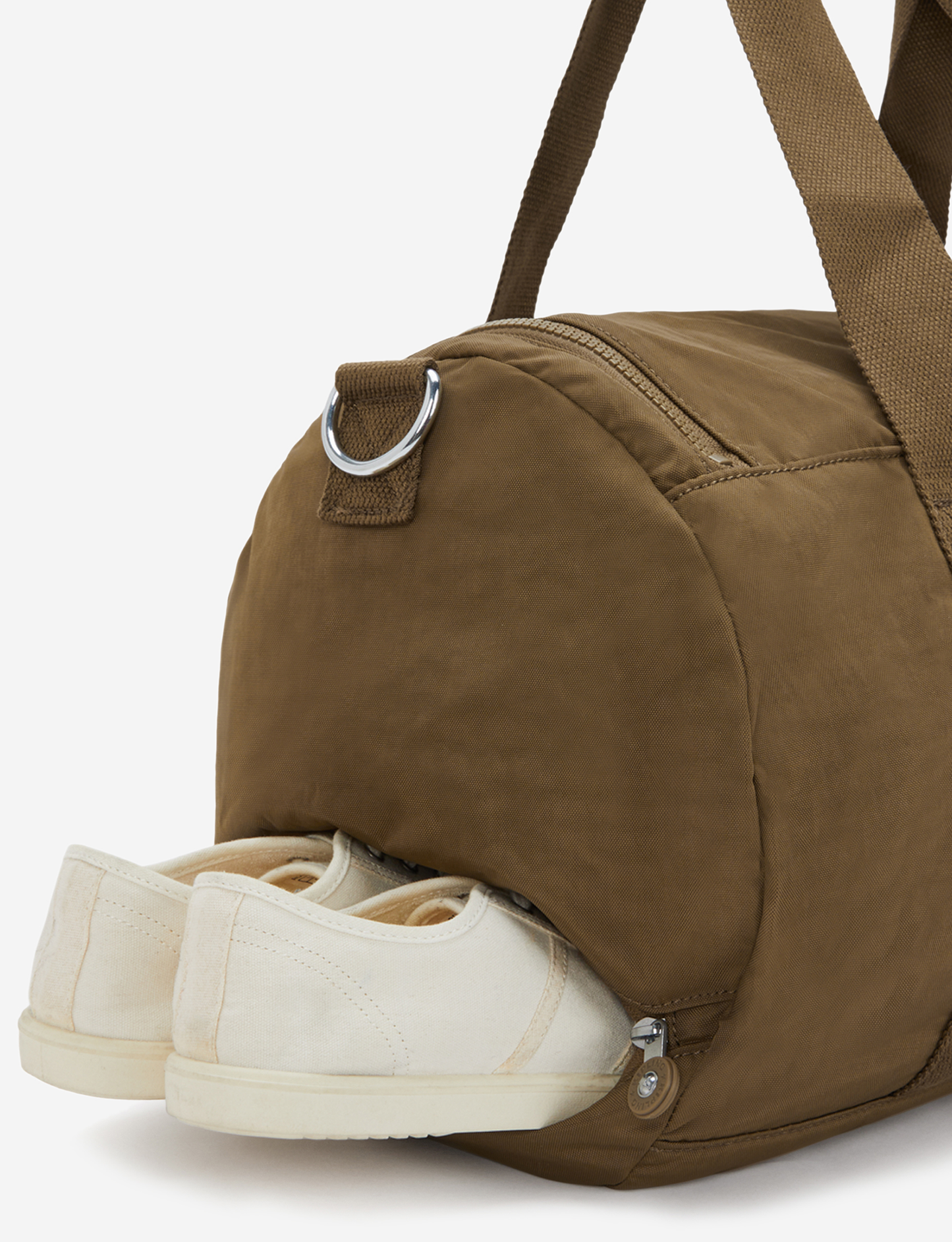 KIPLING Argus S Smooth Khaki Small weekender I6810-1NA