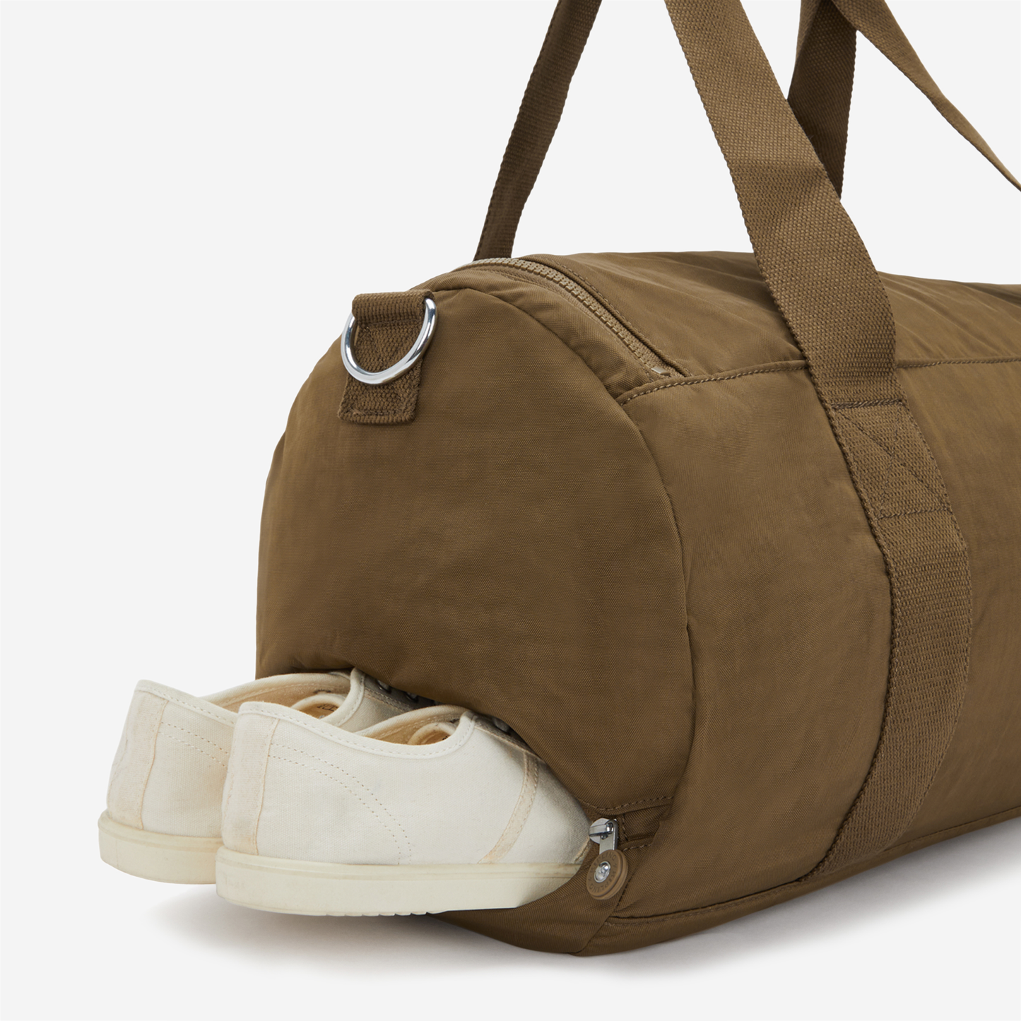 KIPLING Argus S Smooth Khaki Small weekender I6810-1NA