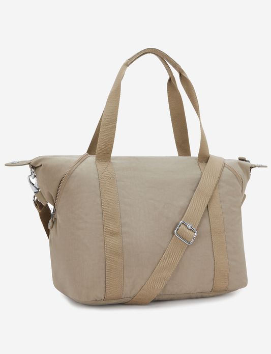 Kipling Art Soft Taupe Medium Tote (with Removable Shoulderstrap) 10619-4PW