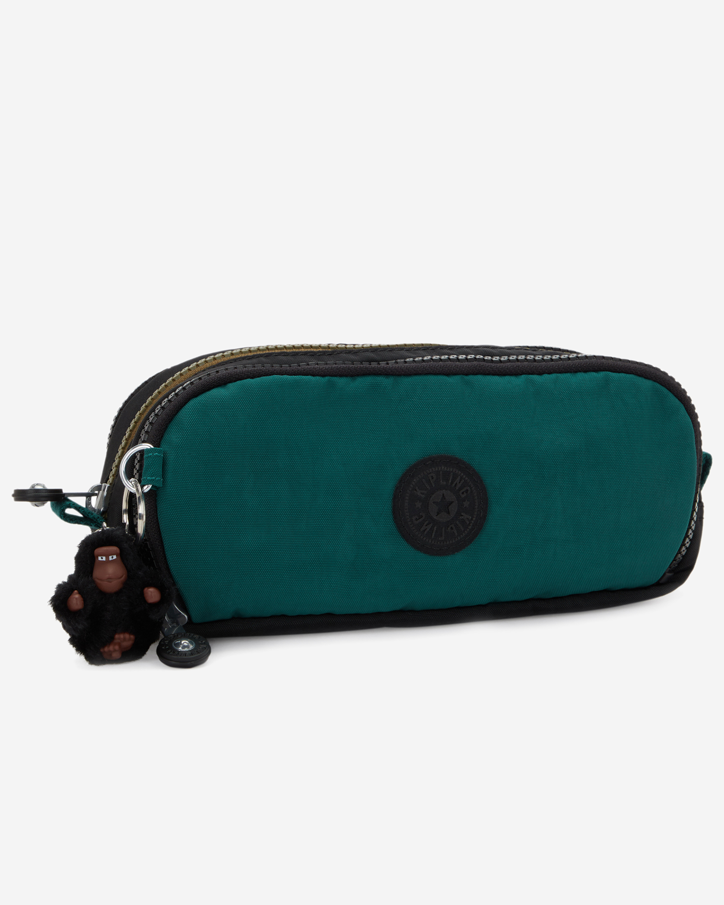 Kipling Gitroy Black Khaki Bl Large Pencase 13564-5FY