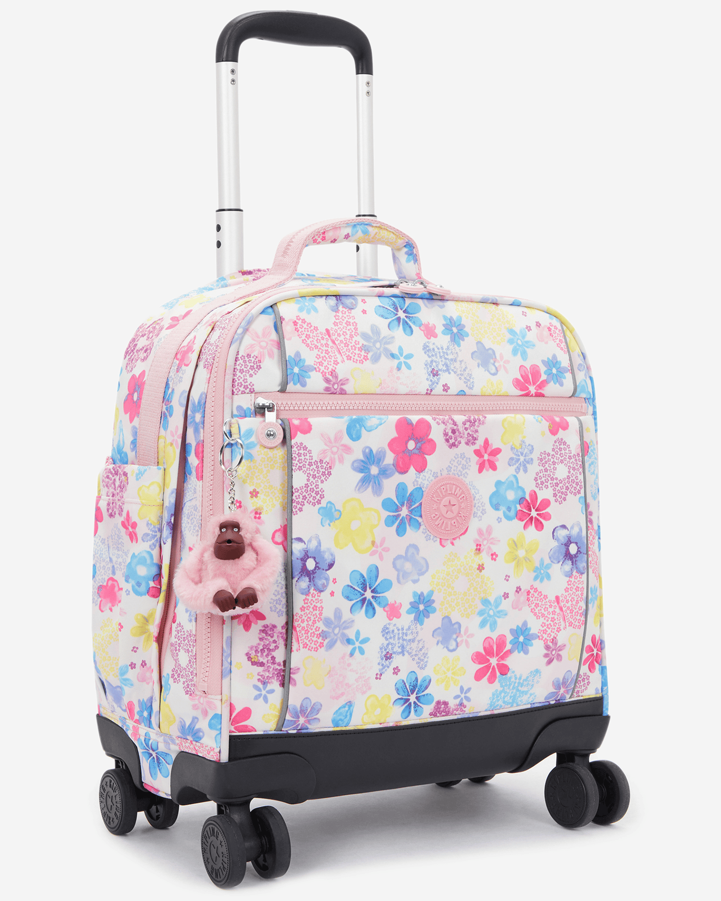 Kipling New Storia S Flower Stamp Medium Wheeled Bag I8671-8EM