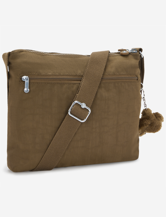 Kipling Alvar Smooth Khaki Medium Crossbody 13335-1NA