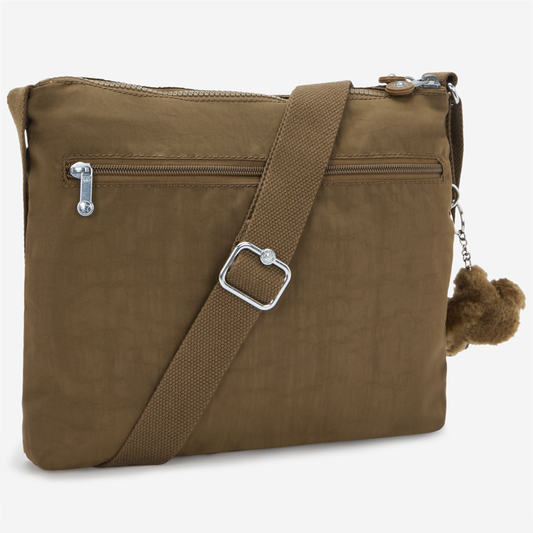 Kipling Alvar Smooth Khaki Medium Crossbody 13335-1NA