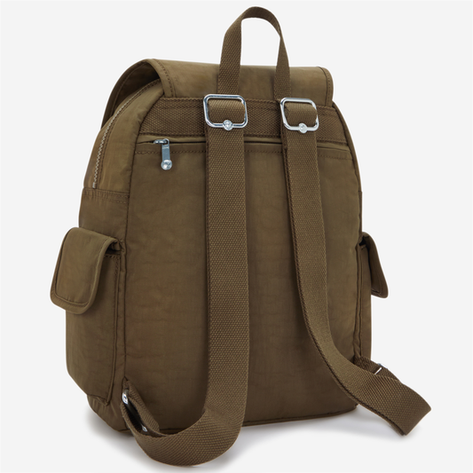 Kipling City Pack S Smooth Khaki Small Backpack 15635-1NA