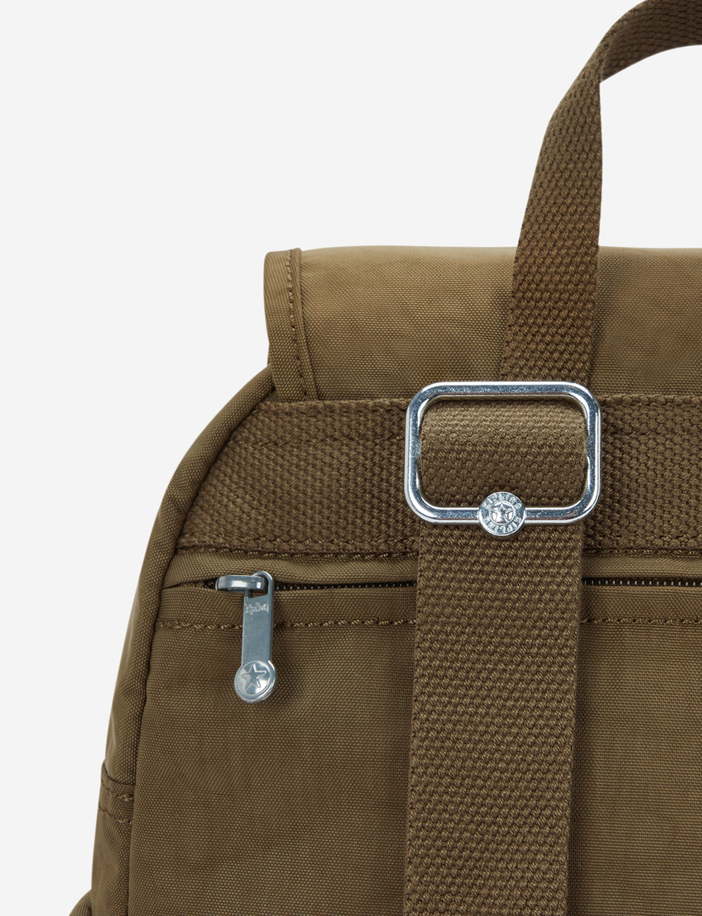 KIPLING City Pack S Smooth Khaki Small backpack 15635-1NA