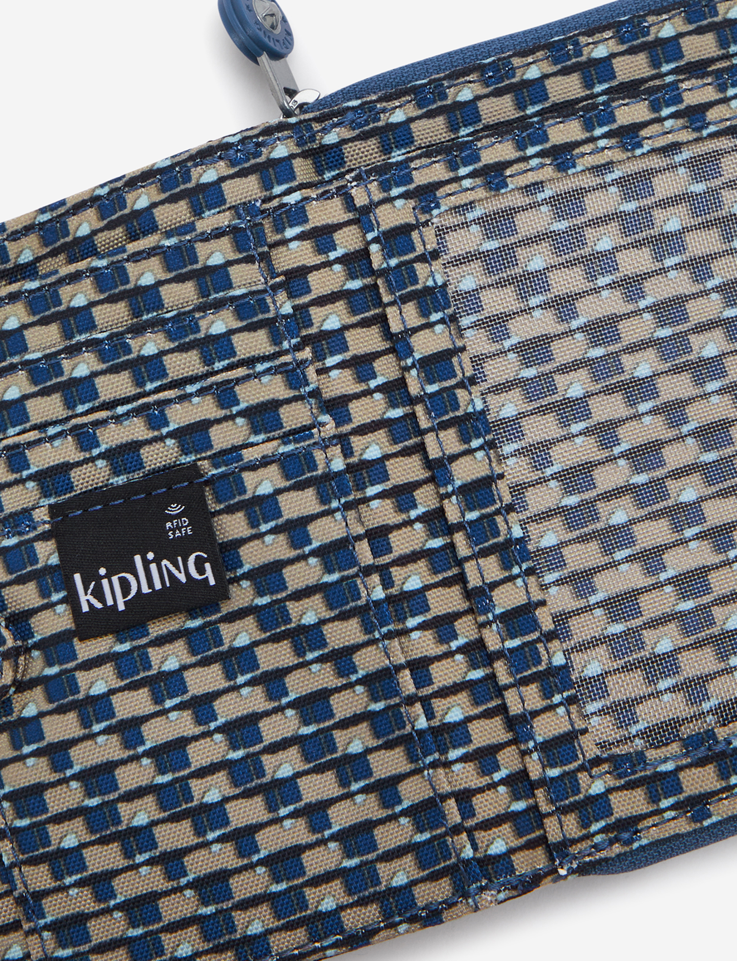 KIPLING Money Love Blue on Wire Medium Wallet I6791-9PC