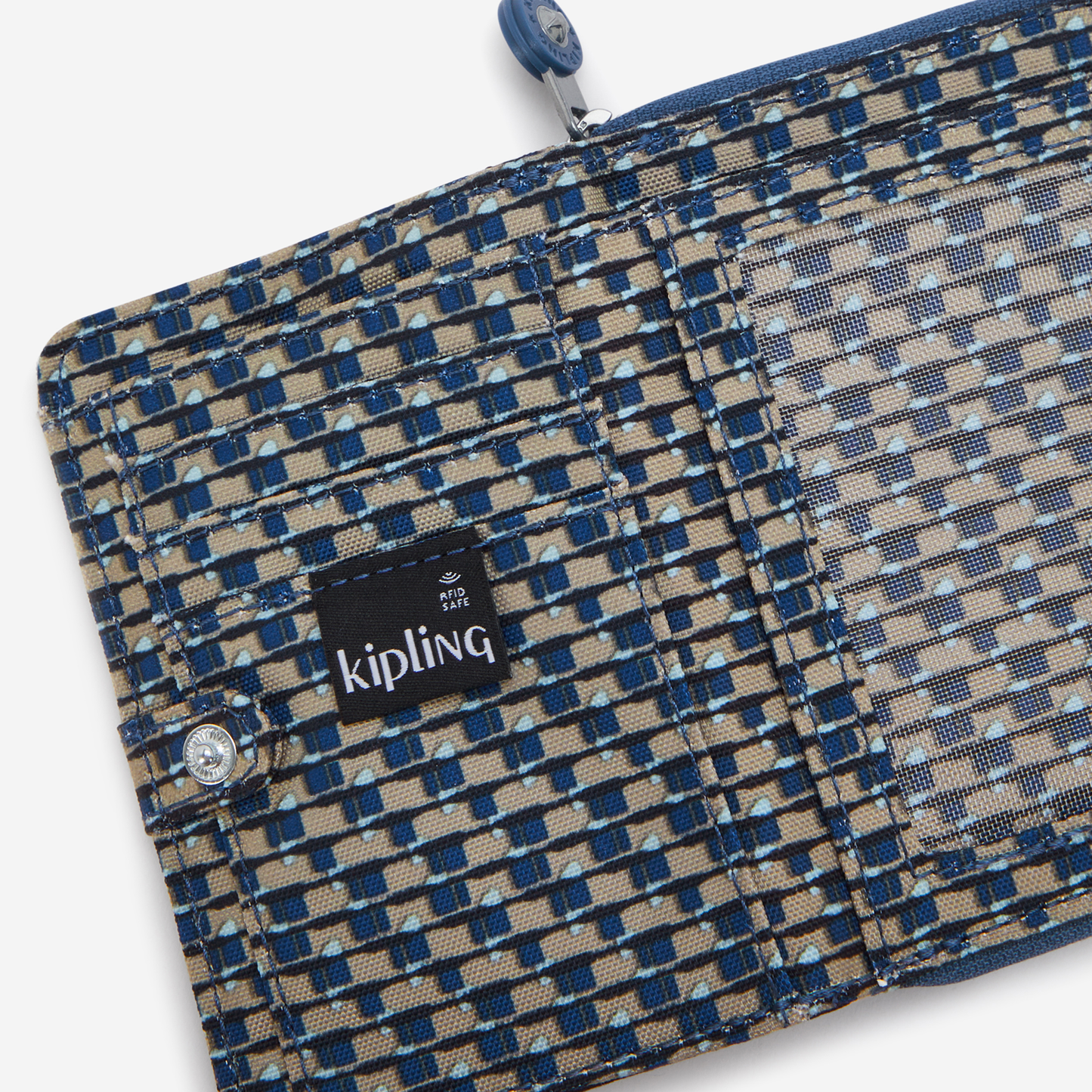 KIPLING Money Love Blue on Wire Medium Wallet I6791-9PC