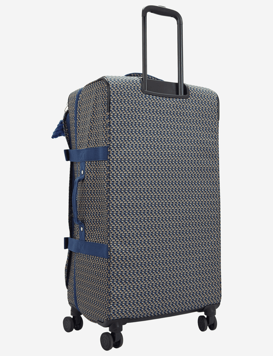 Kipling Spontaneous L Blue on Wire Large Wheeled Luggage I3397-9PC