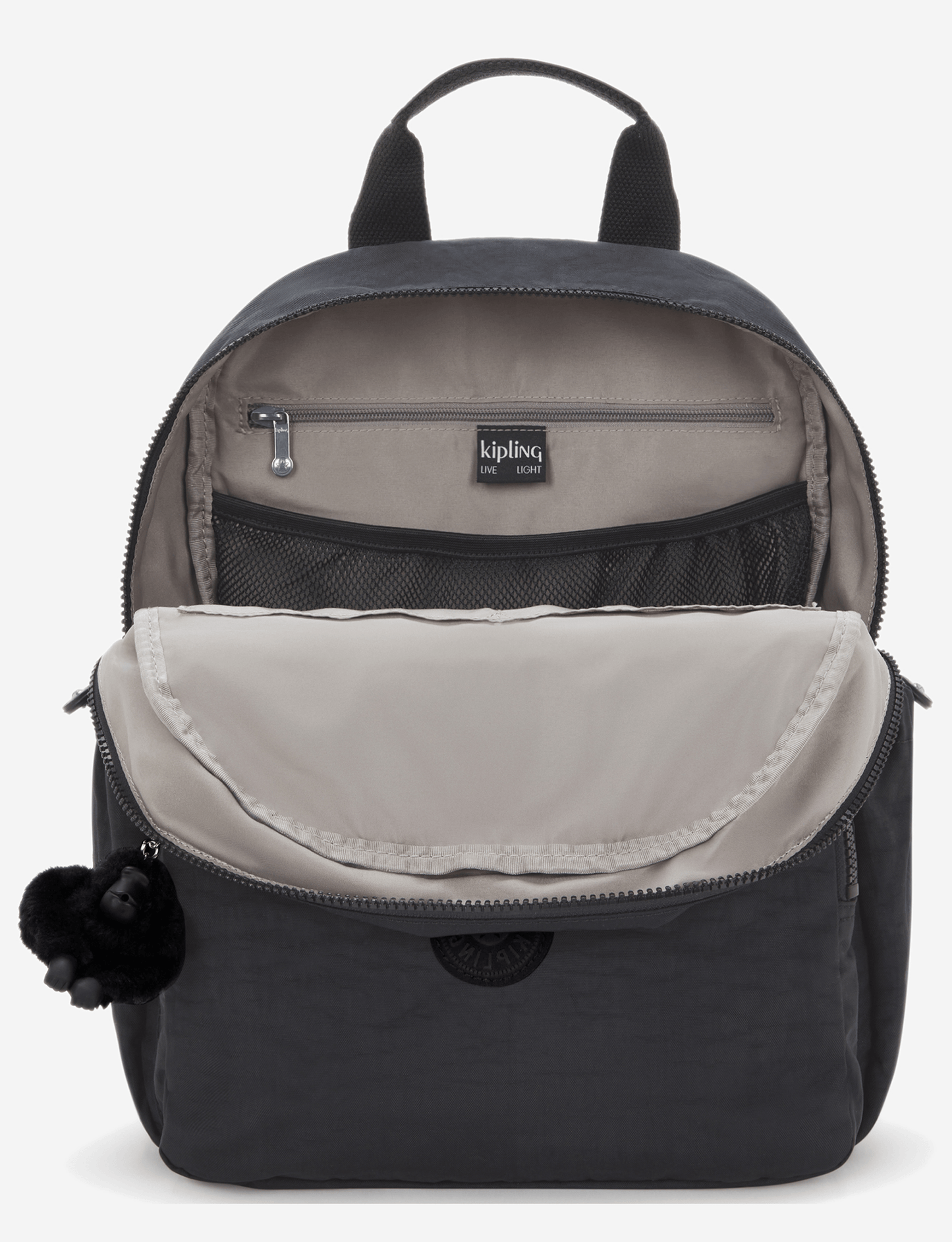 Kipling Maisie Black Noir Medium baby Backpack (with Changing Mat) I3339-P39