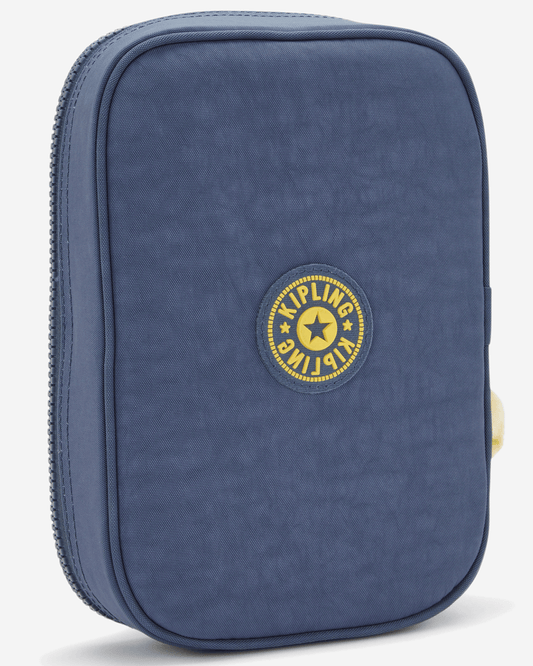 Kipling 100 Pens Window Dungaree Blue Large Pencase I9526-6MI