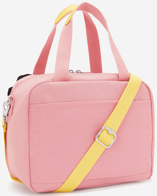 Kipling Miyo Print Pink Daisy Large LunchBag with Trolley Sleeve I8924-1MI