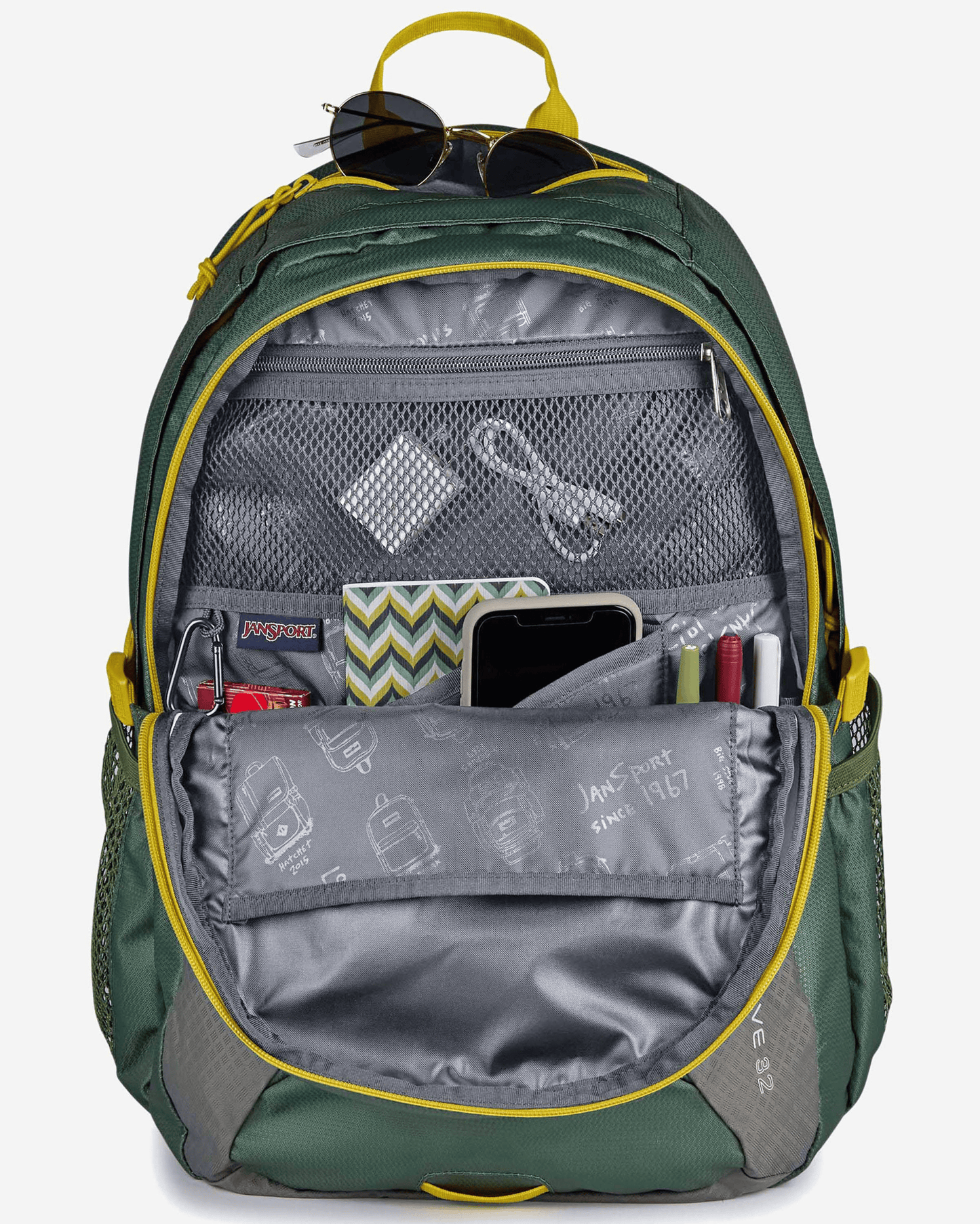 JanSport Agave Cargo Green Backpack