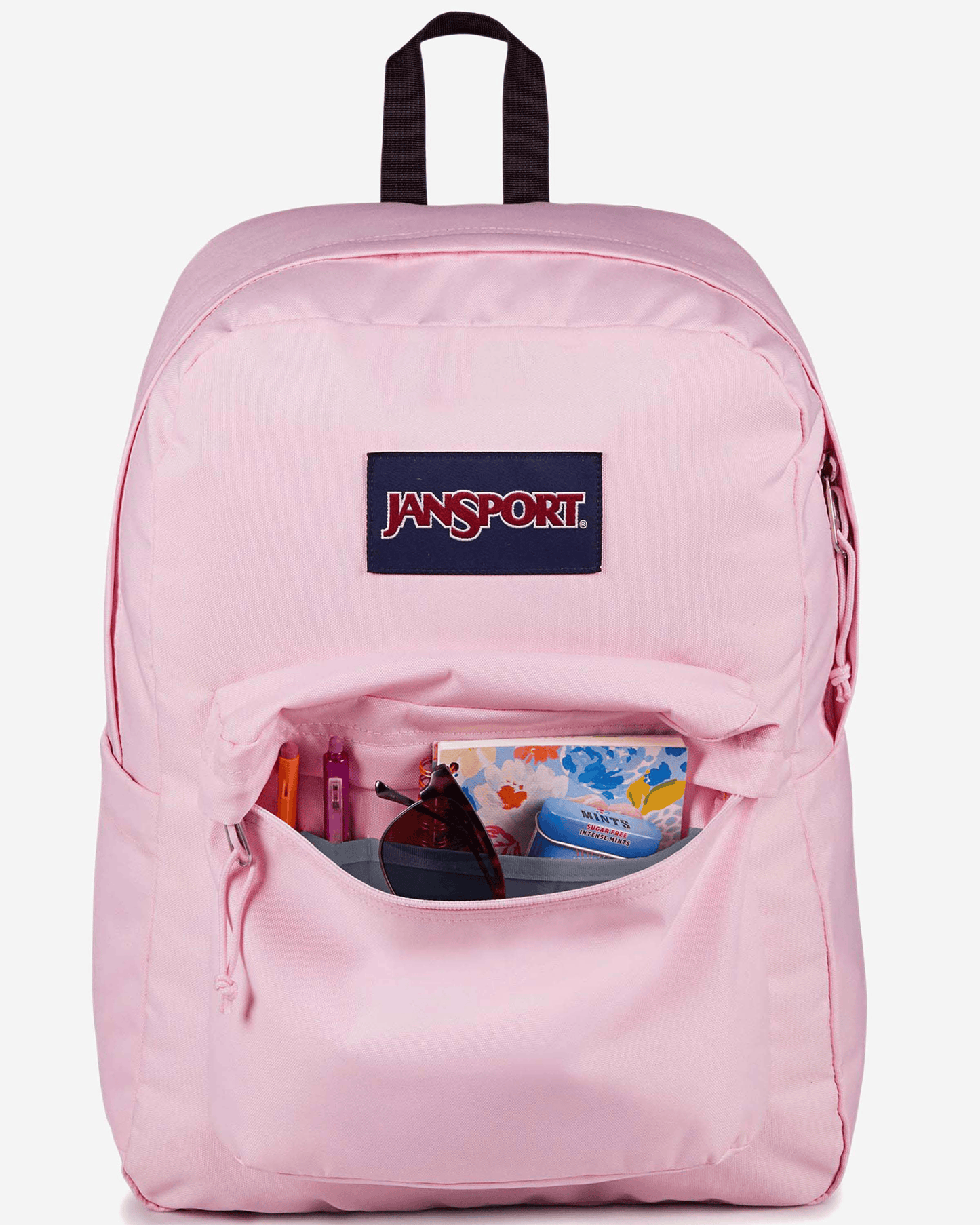 JanSport Superbreak Plus Pink Ice Backpack