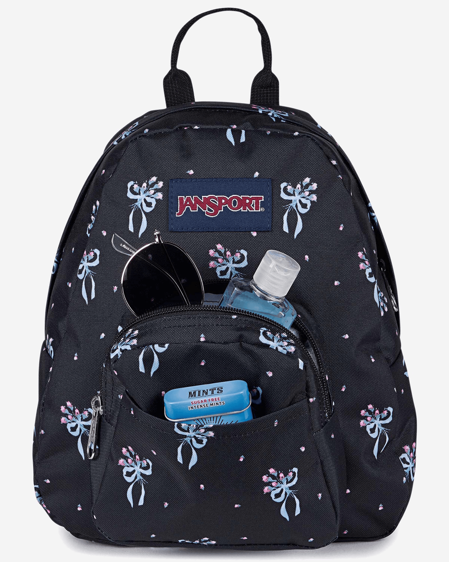 JanSport Half Pint Pastel Petal Black Backpack