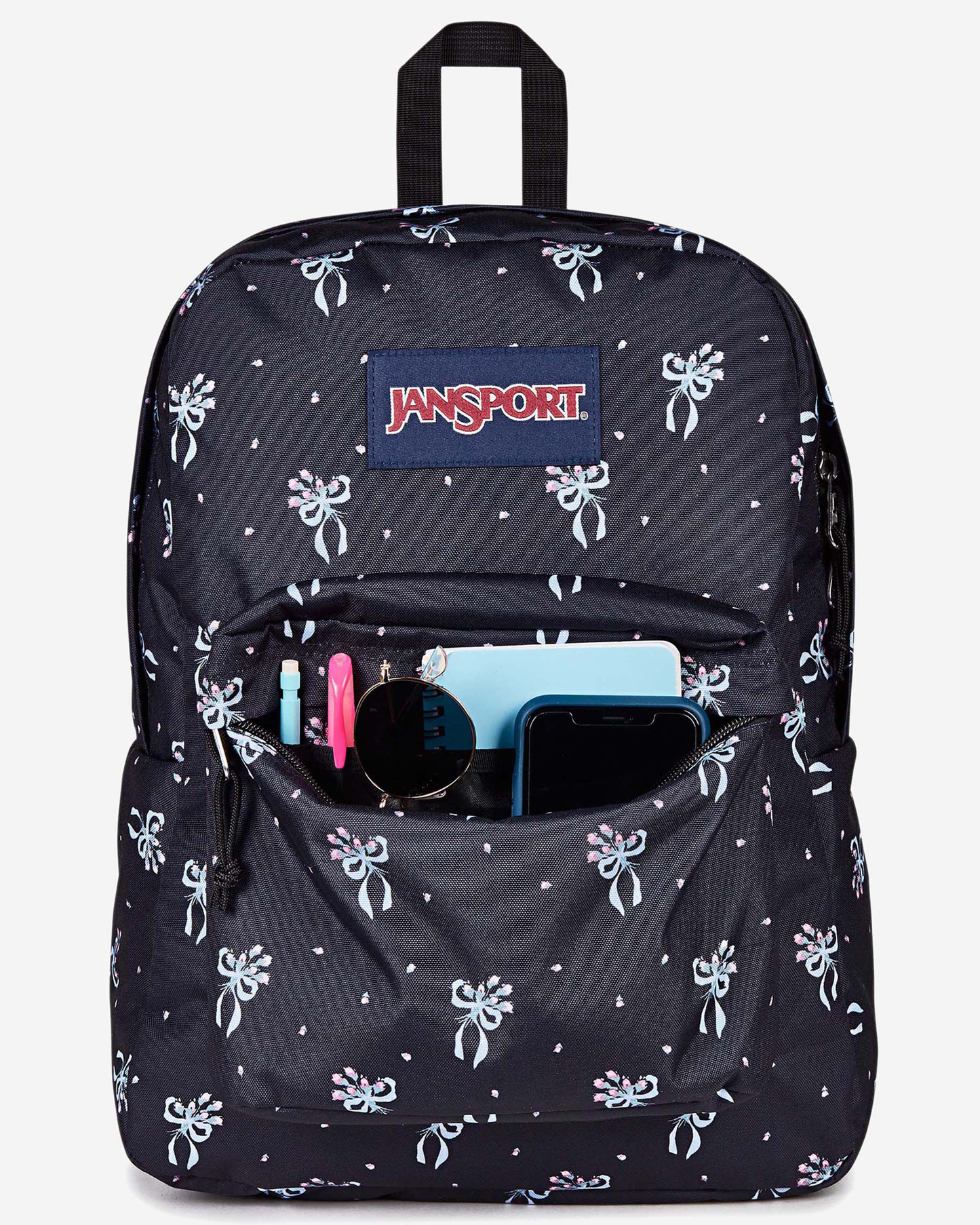 JanSport Superbreak One Pastel Petal Black Backpack