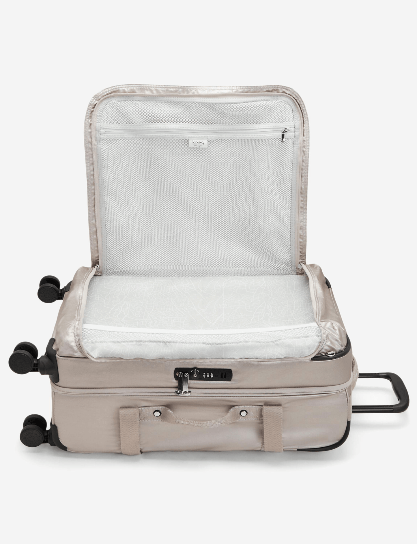 Kipling Spontaneous M Metallic Glow Medium Wheeled Luggage I7883-48I