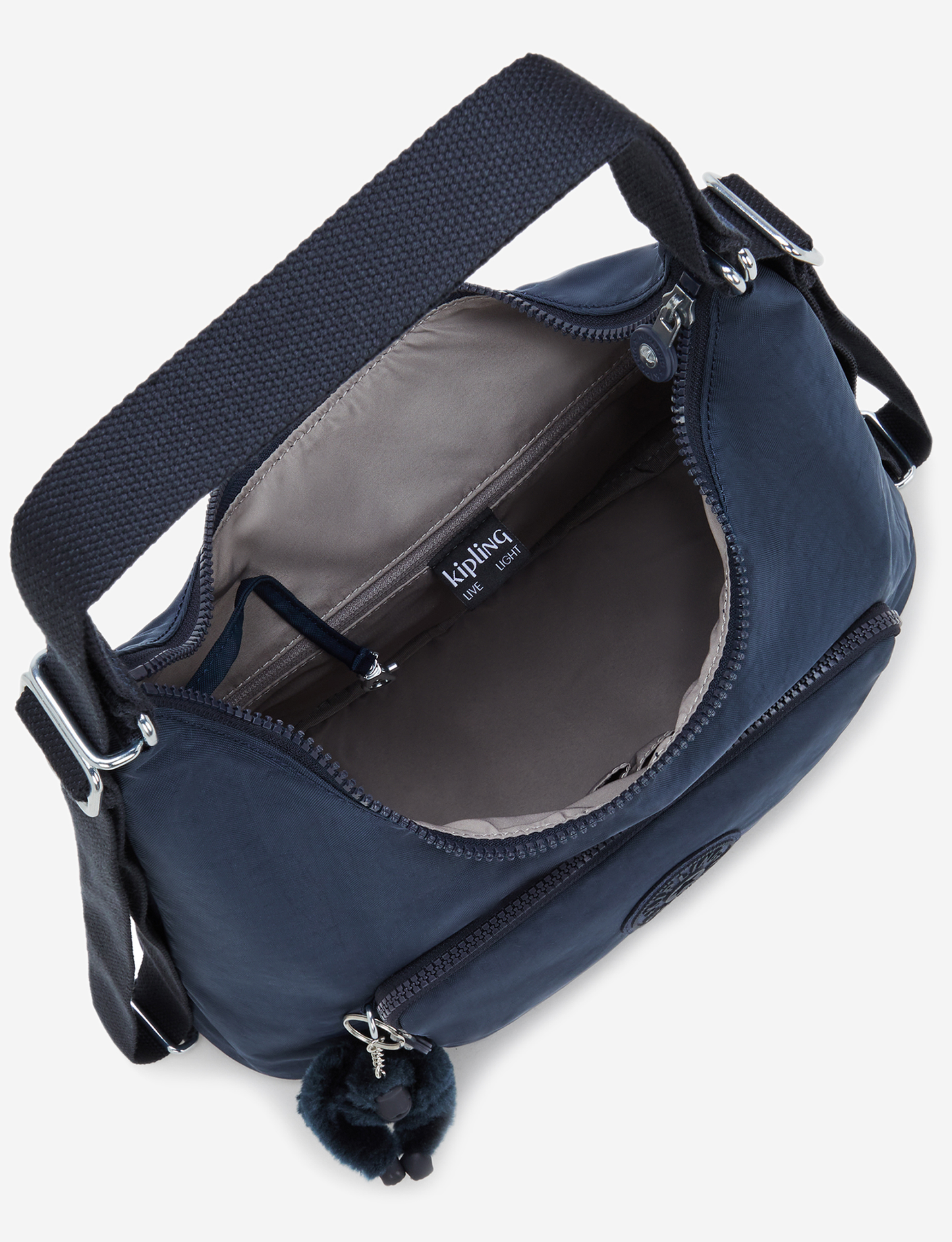 KIPLING Yenna Blue Bleu 2 Medium shoulderbag (convertible to backpack) I6721-96V