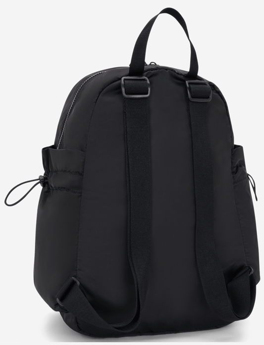 Kipling Amita Simply Black Medium Backpack with Drawstring Pocket I8172-4RZ