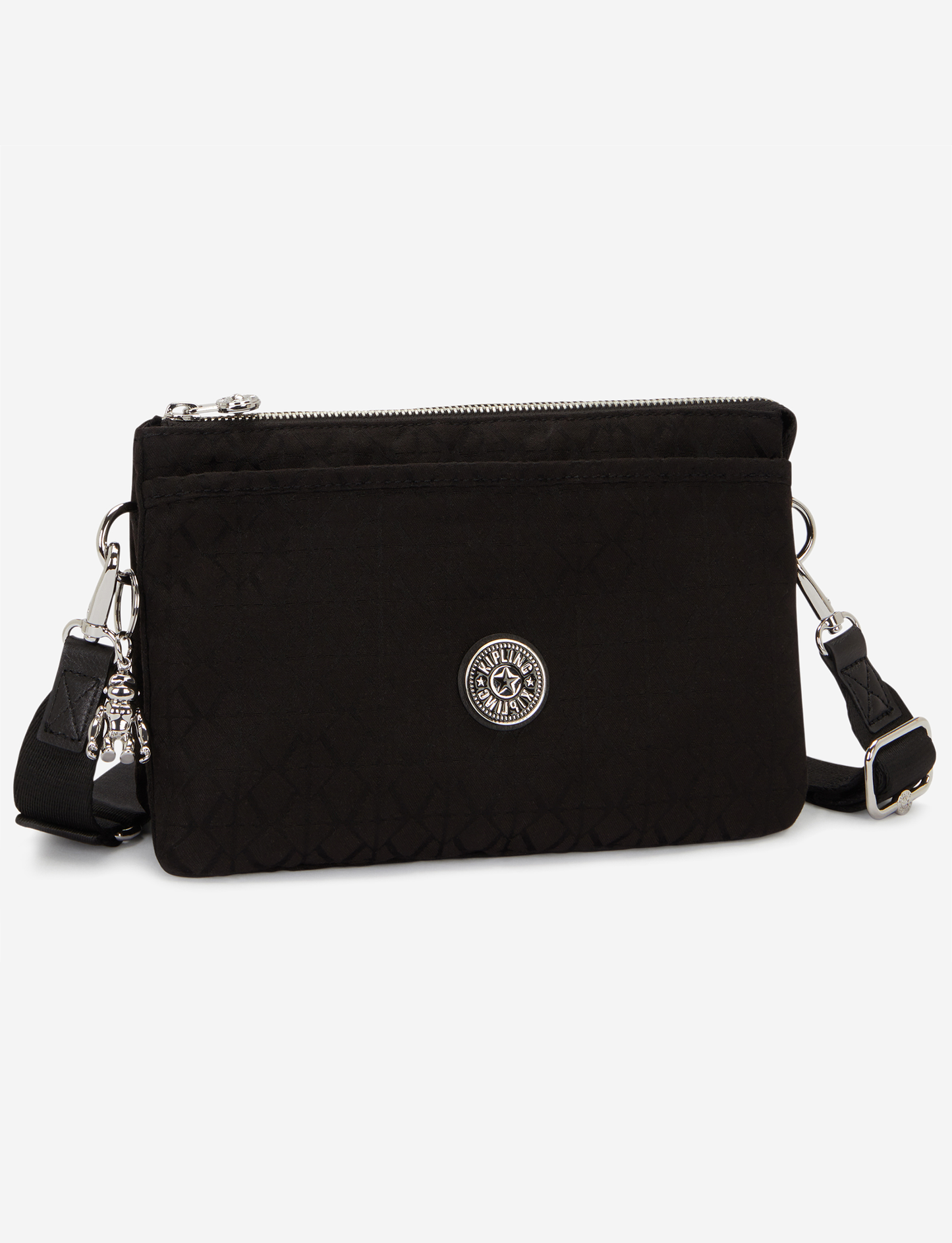 KIPLING Riri Noir Sign Jq Small crossbody (with removable shoulderstrap) I8043-4NW