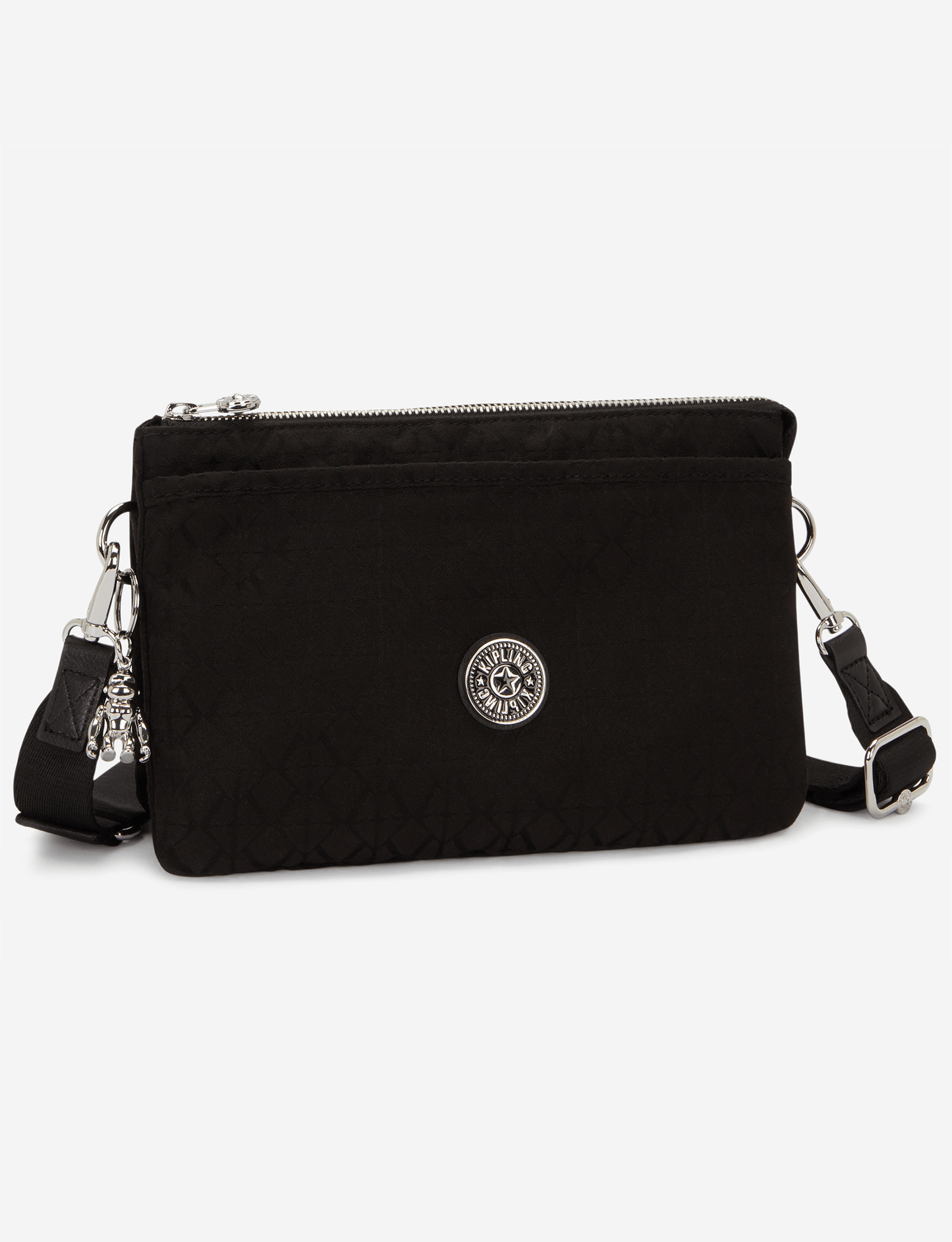 Kipling Riri Noir Sign Jq Small Crossbody (with Removable Shoulderstrap) I8043-4NW