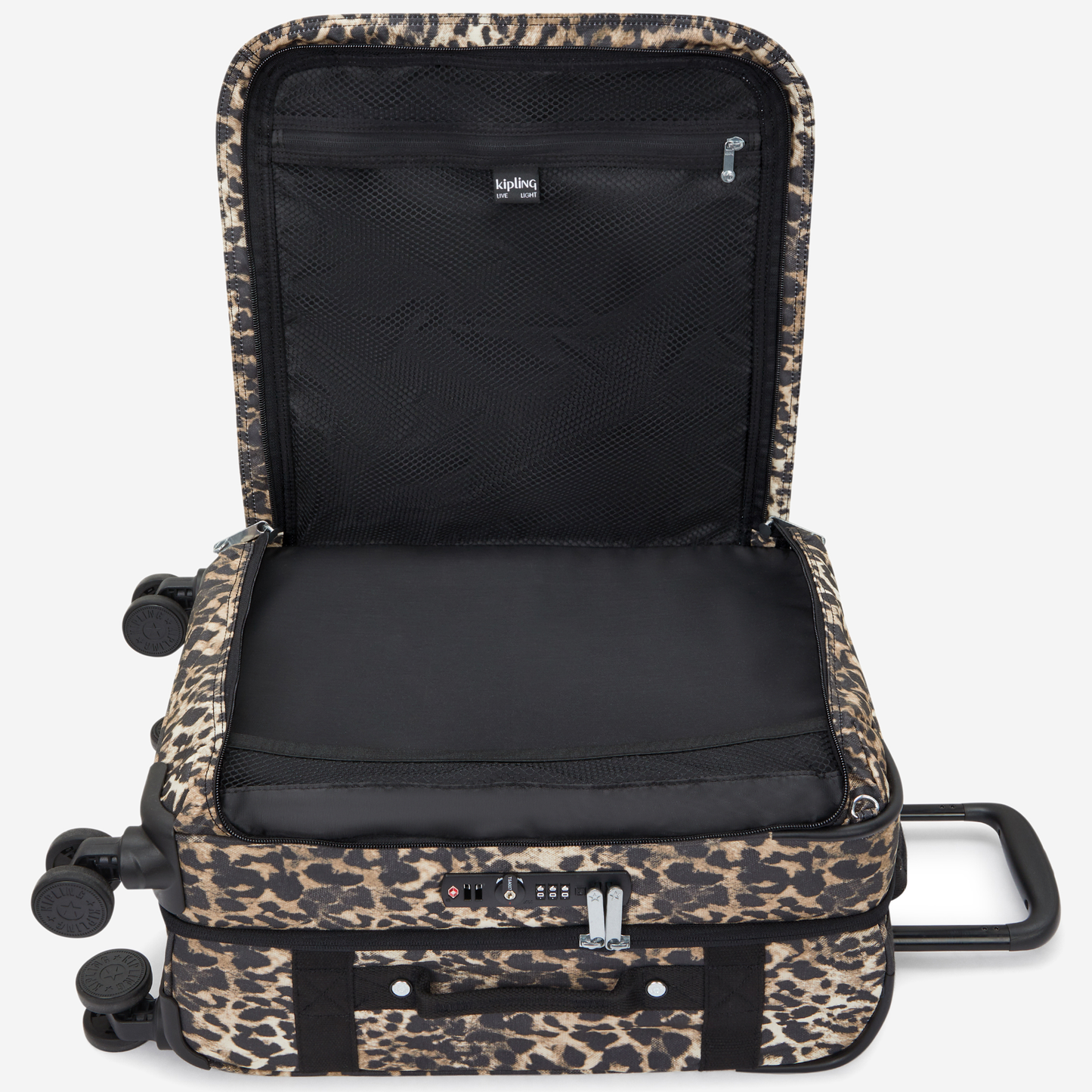 KIPLING Spontaneous S Wild Leopard Small wheeled luggage I7211-6JP