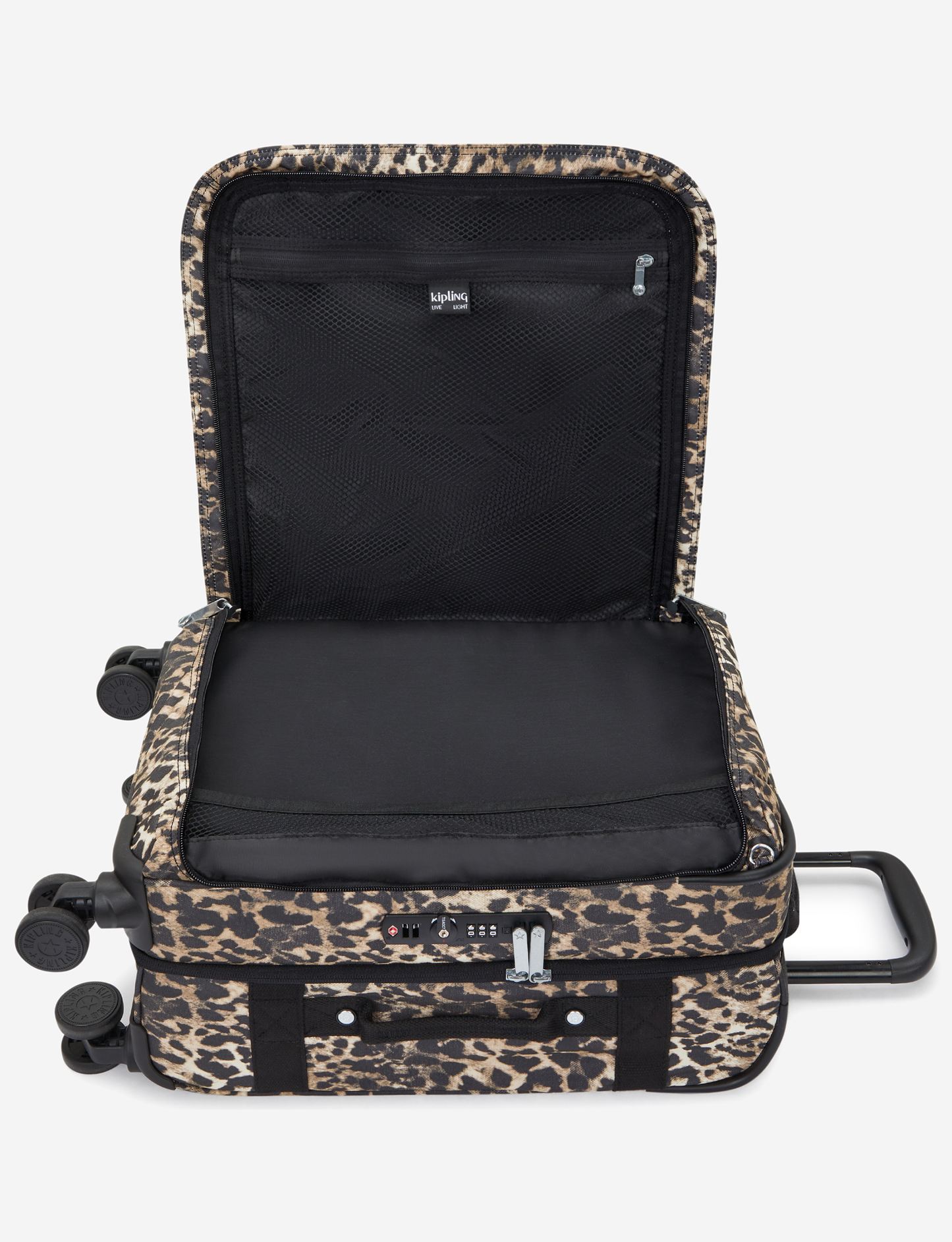 KIPLING Spontaneous S Wild Leopard Small wheeled luggage I7211-6JP