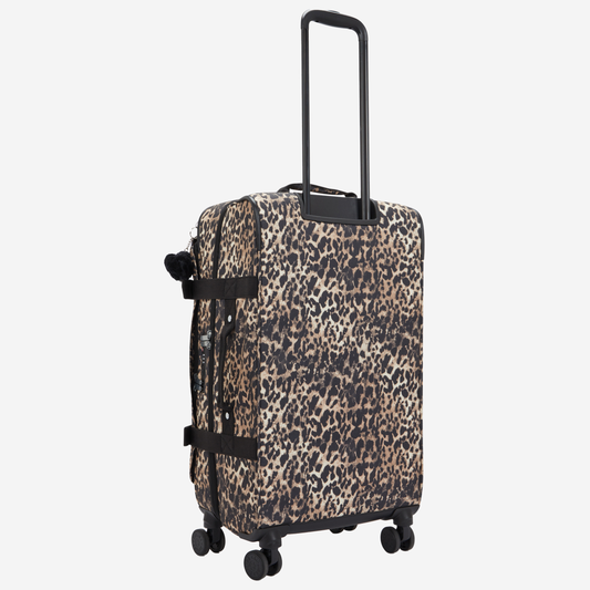 Kipling Spontaneous M Wild Leopard Medium Wheeled Luggage I4556-6JP