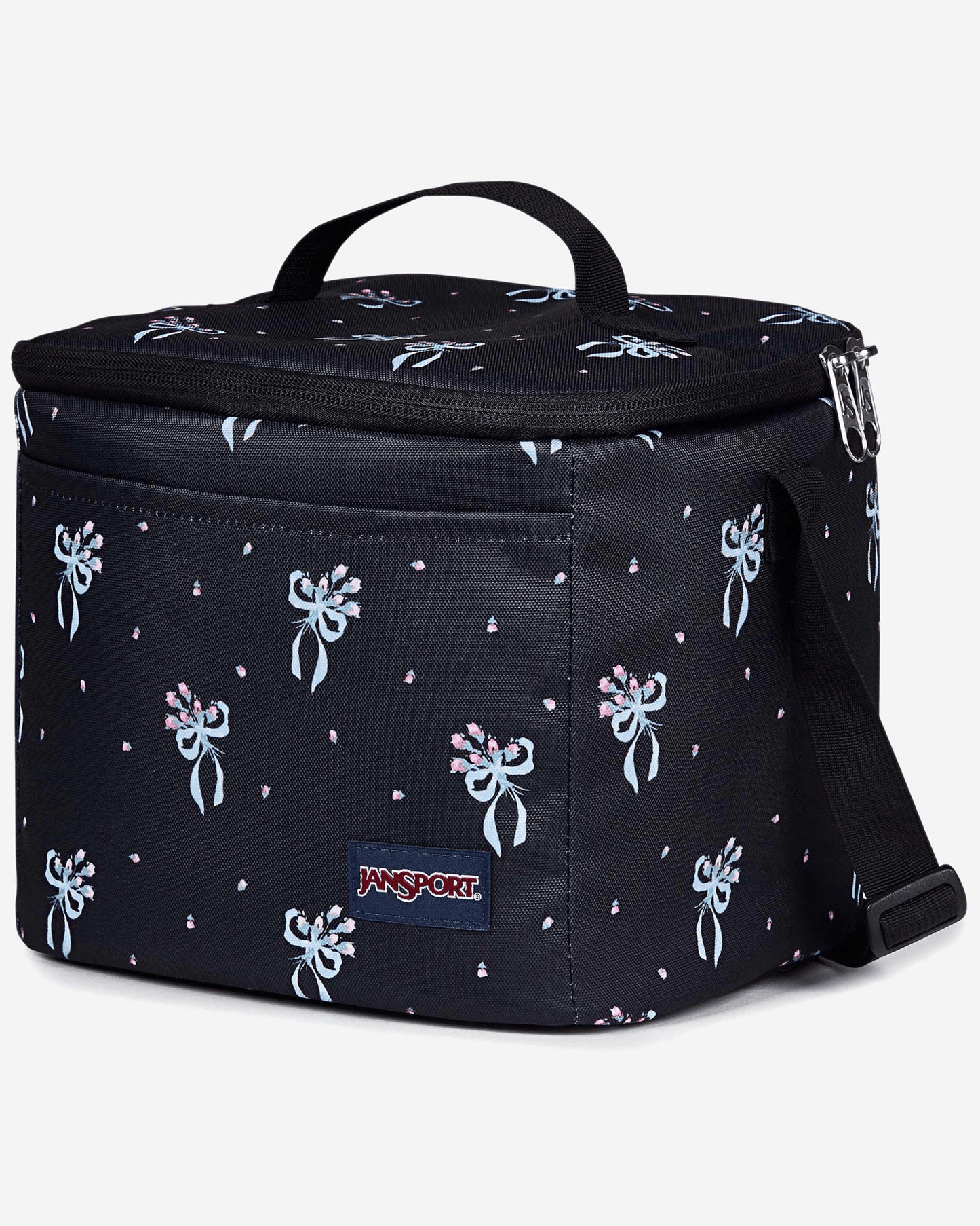 JanSport Super Snack Pastel Petal Black Lunch Bag