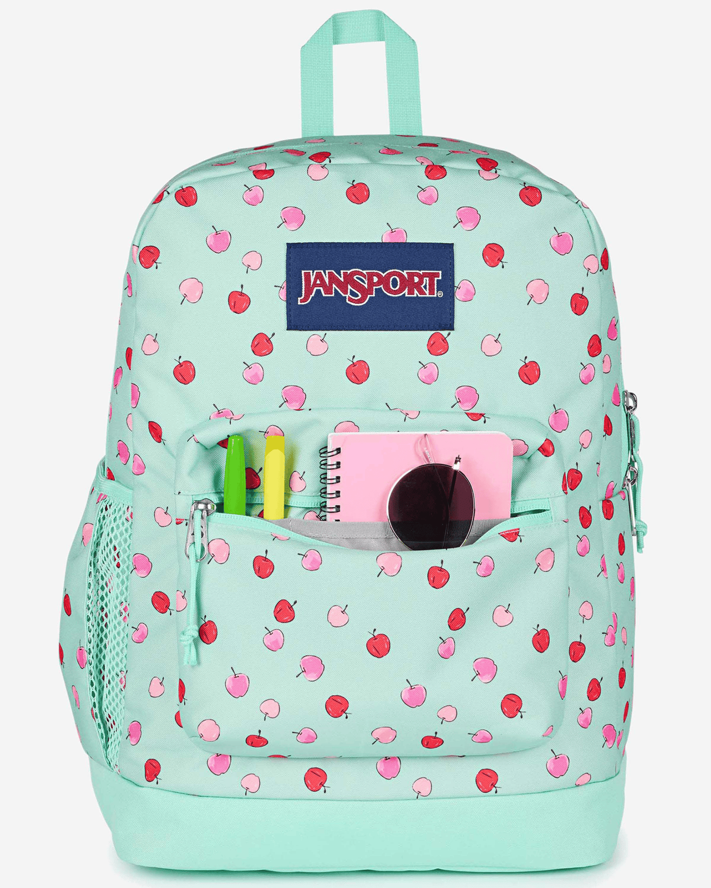 JanSport Cross Town Plus Apple Orchard Magic Mint Backpack