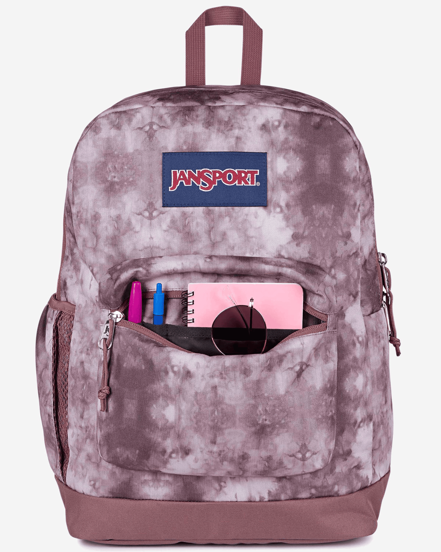 JanSport Cross Town Plus Ice Dye Mahogany Haze Backpack