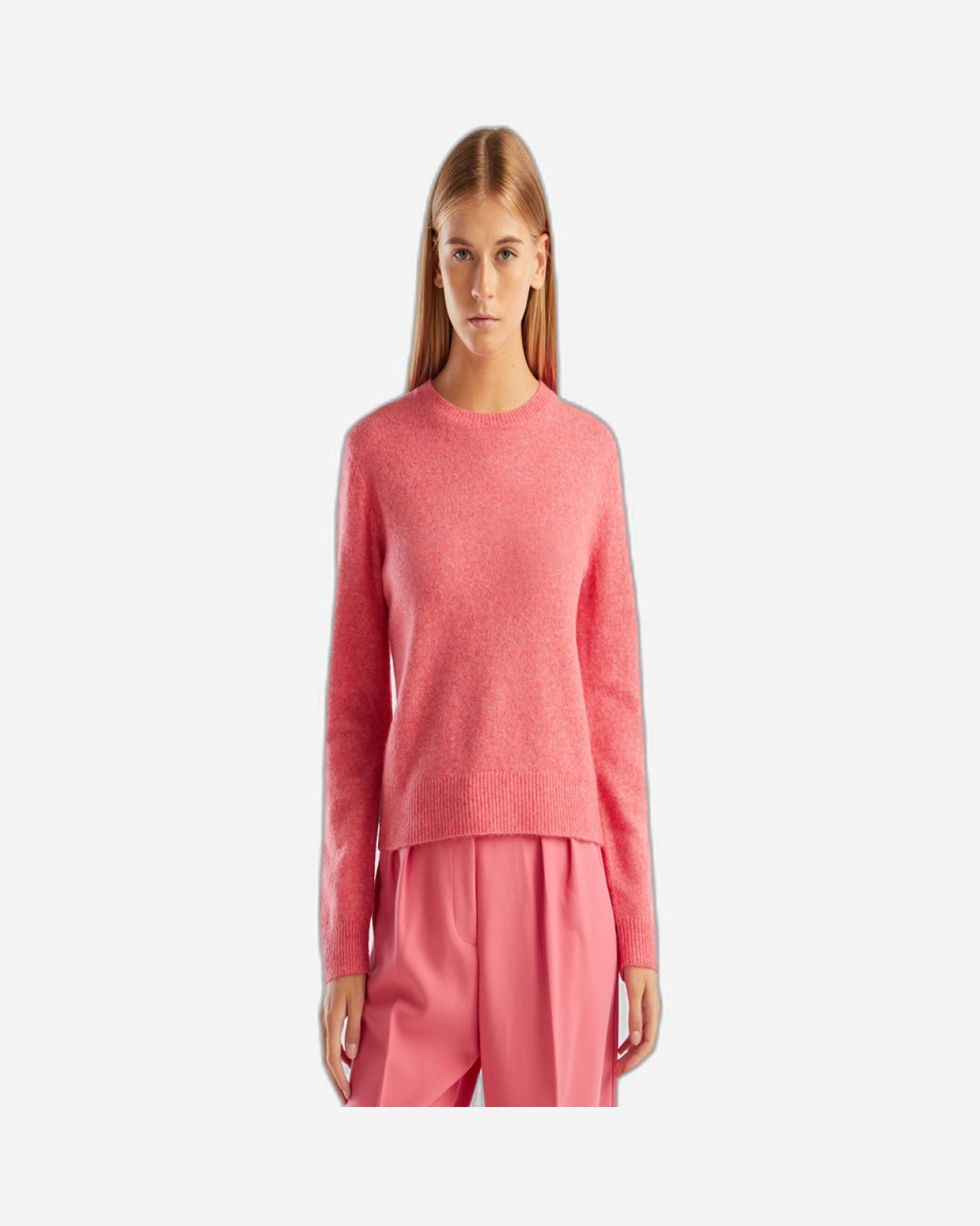 Wool Blend Raised Sweater